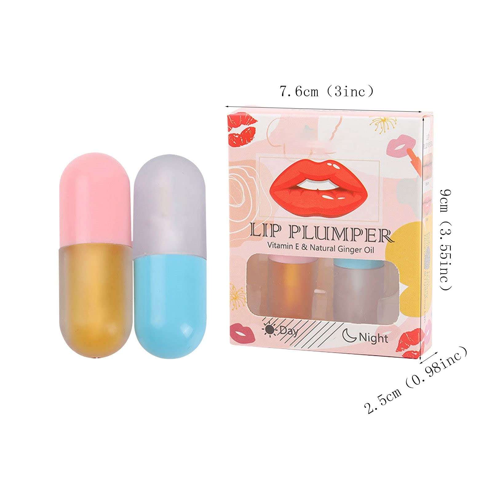VEFSU Lip Plumper Lip Plumper Set by Natural Lip Plumper and Lip Care Lip Enhancer for Fuller Lip Beautiful Fuller Hydrating Reduce Fine Lines 11ml Lipstick Eraser (A, One Size) 4