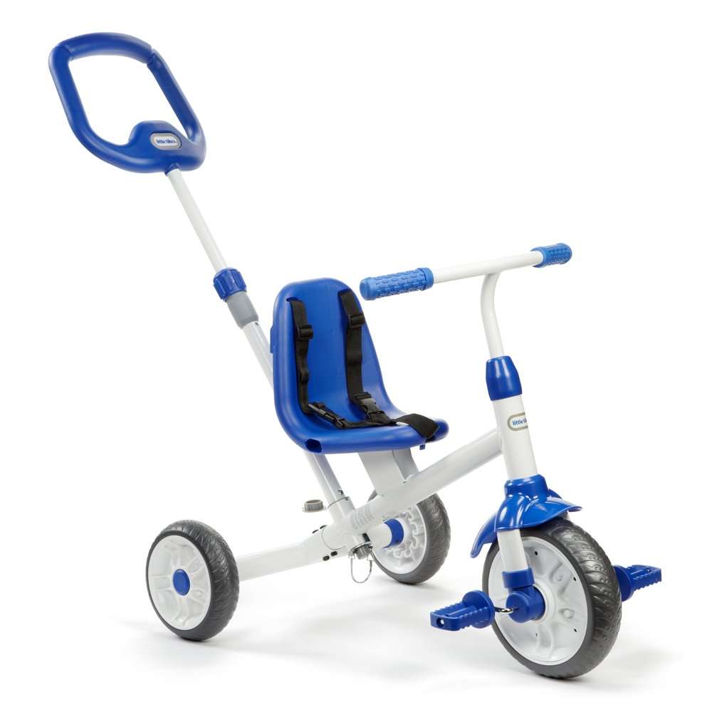 Little Tikes Ride 'N Learn 3-in-1 Trike, Blue, Toys for Kids, 1 Year & Above, Outdoor & Indoor, Baby Cycle 3