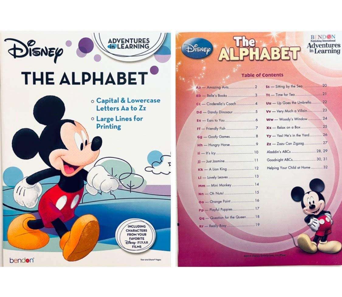 Disney Pixar Toy Story, Time & Money, Addition & Subtraction, The Alphabet: Activity Set and Learning Workbooks (4 Sets) 4