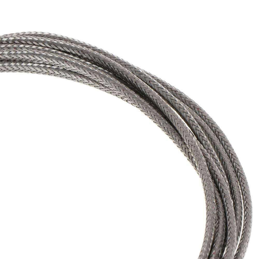 Abnana K Type Thermocouple Temperature Sensor Bayonet Compression Spring with 2m Cable 3
