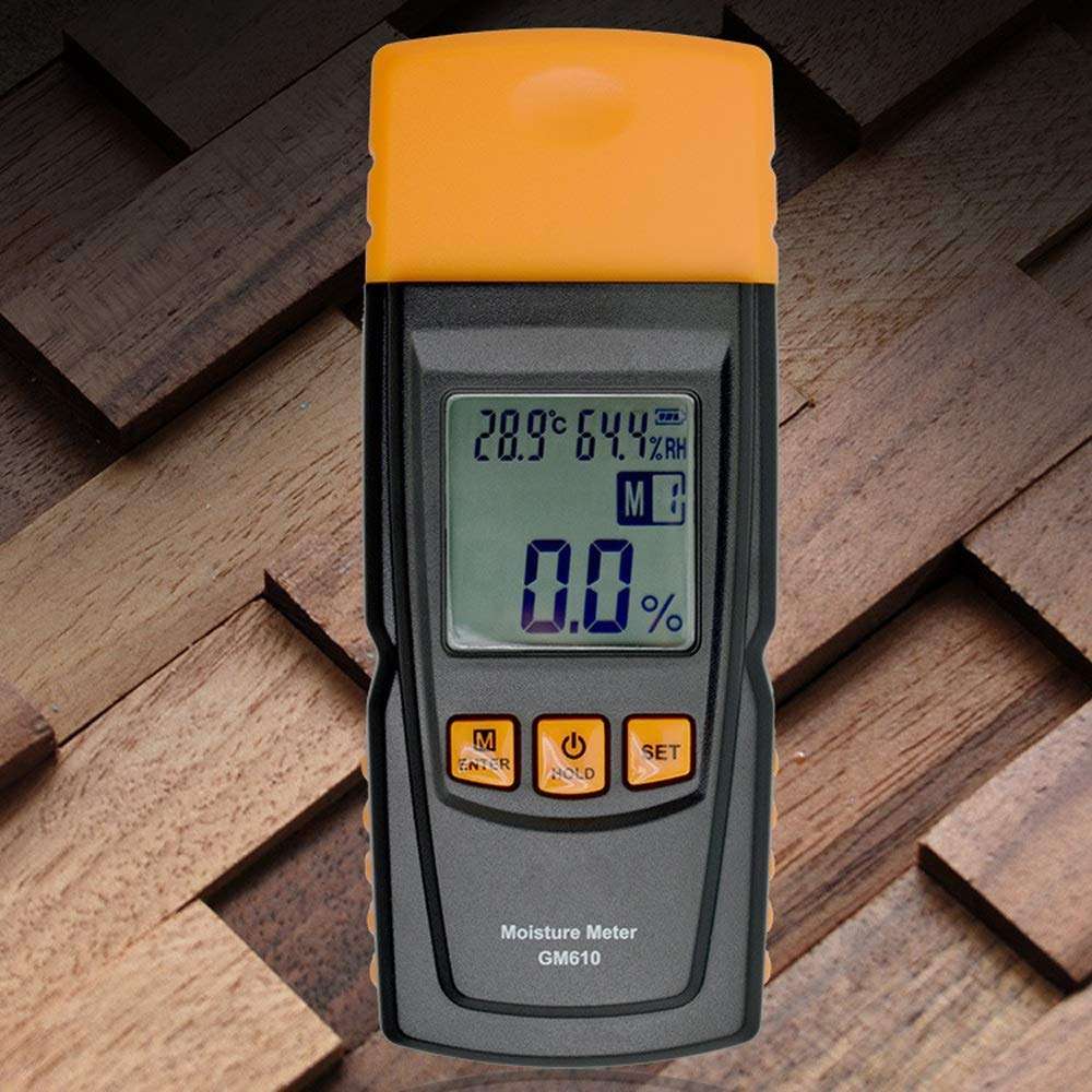 YYONGAO Water Quality Meter, Moisture Meter GM610 Moisture Meter Wood Moisture Meter Wood Flooring Carton Moisture Tester Tester Calibrator Humidity Tester 3