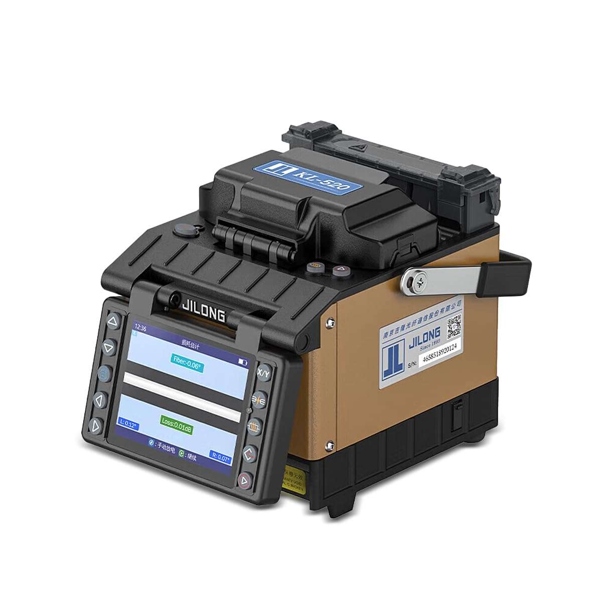 KL-520 Auto Fiber Splicer: 8s/18s Speed, 0.01dB Loss, 3-in-1 Holder for Single/Multi Mode 3