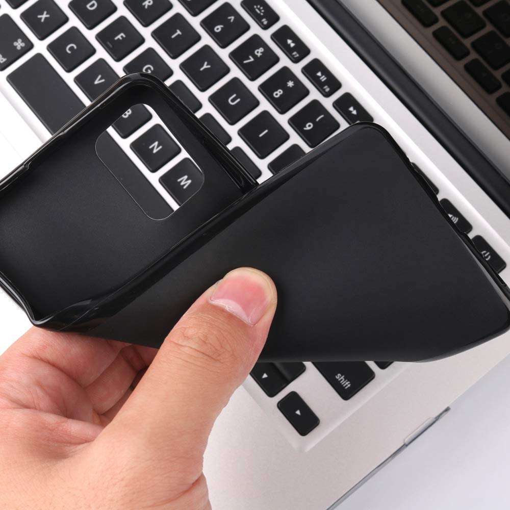 Entaifeng Sony Xperia 10 II Case, Scratch Resistant Grippy Soft TPU Rubber Full Body Protective Phone Cover for Sony Xperia 10 II (Blue/Flourishing Flowers) 4