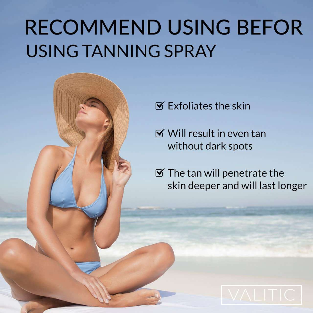 Valitic Exfoliating Glove - Body Scrubber Exfoliator Mitt for Use at Shower or Bath - Exfoliating Body & Face Dead Skin Remover - Korean Style Exfoliating Women & Men Washcloth - Pair Black 6