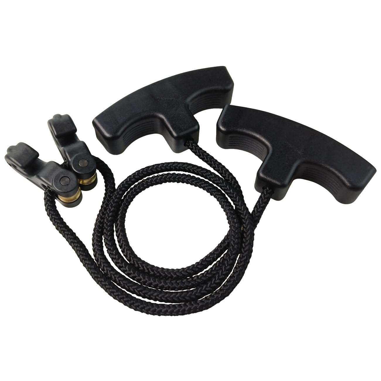 THREE ARCHERS Crossbow Cocking Device T Handle Crossbow Rope Cocker Crossbow String Puller Tool (All Black)