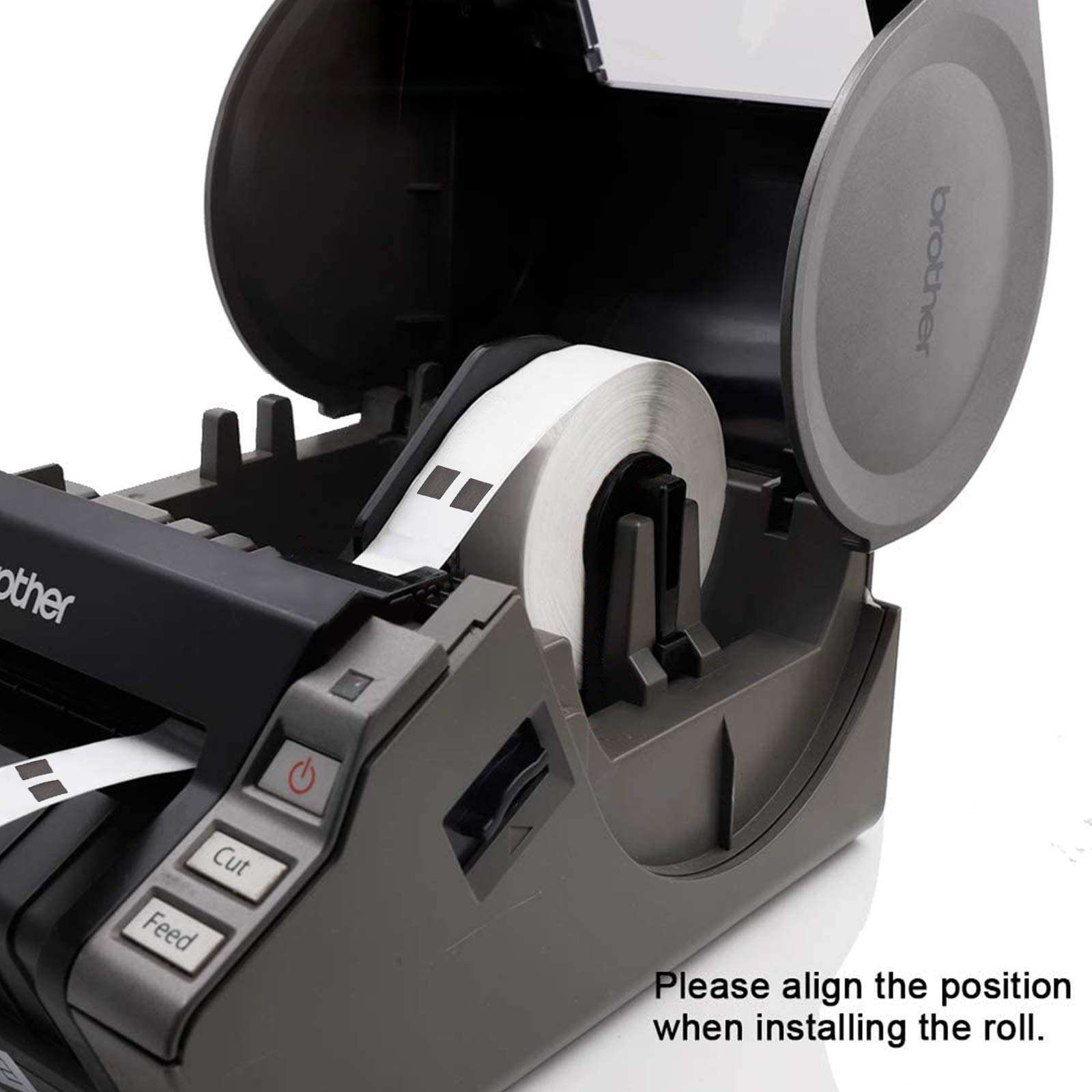 Labelebal Compatible 4" x 6"(101mm x 152mm) Direct Thermal Labels Replacement for DK-1241 Shipping Mailing Postage Address Compatible for Brother QL Printer (4 Rolls, 200 Labels/Roll)… 5