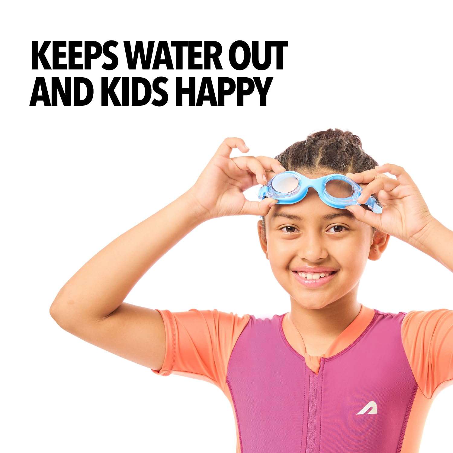 Boldfit Swimming Goggles for Kids, Boys With Adjustable Strap Goggles for Swimming, Swimming Goggles for Girls Air Tight Swim Goggles for Kids, Swim Goggles - Blue 5