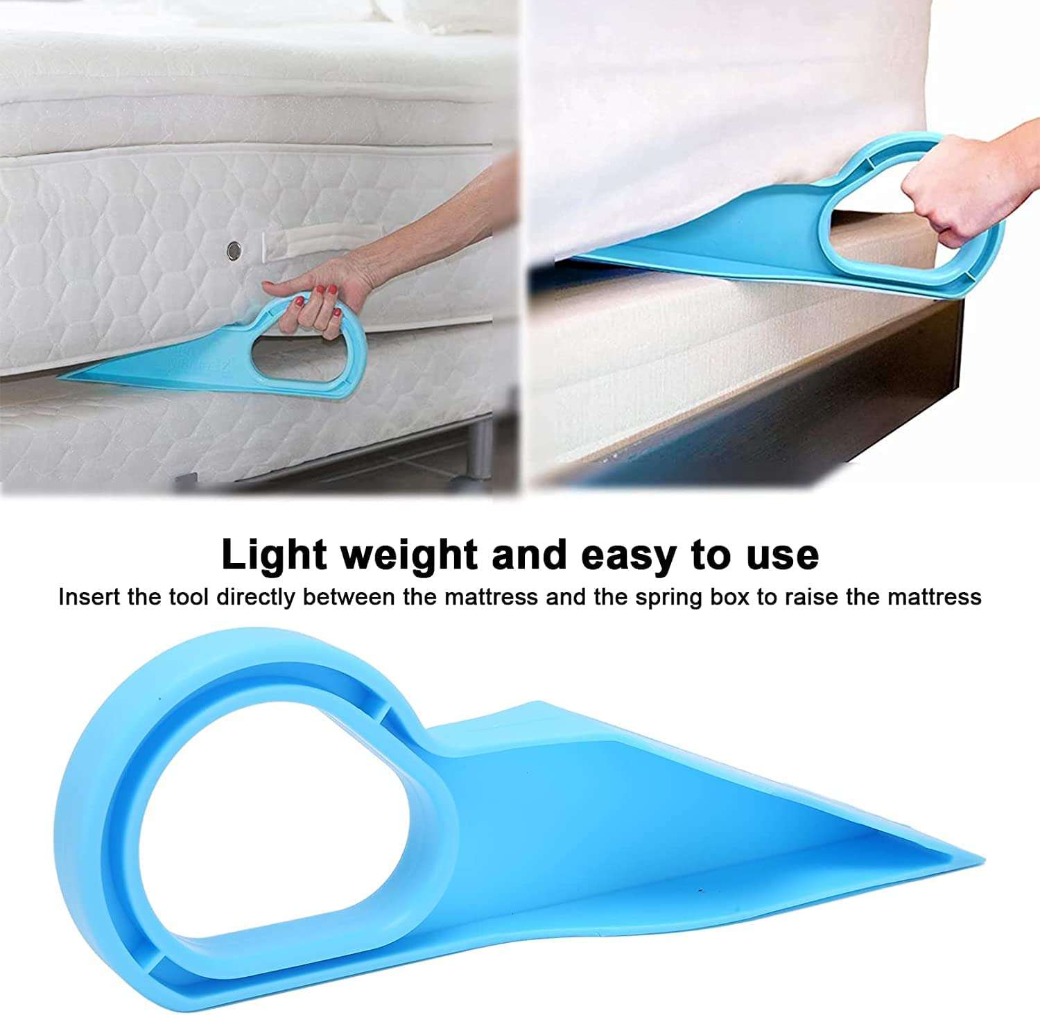 Khushi CASTORS Bed Sheet Tucker Tool - Durable Bed Maker Tool to Keep Sheets in Place - No More Lifting The Mattress - Handy Bed Sheet Tightener for Hotel, Bedsheet Change Helper, Tuck Sheets Neatly 3