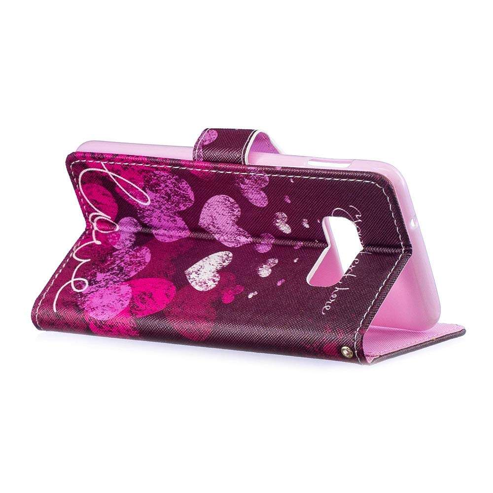 DINGXUEMEI XUEMEI CASE Cell Phone Cases & Covers Letter and Heart Pattern Horizontal Flip Leather Case for Galaxy S10e, with Holder & Card Slots & Wallet 5