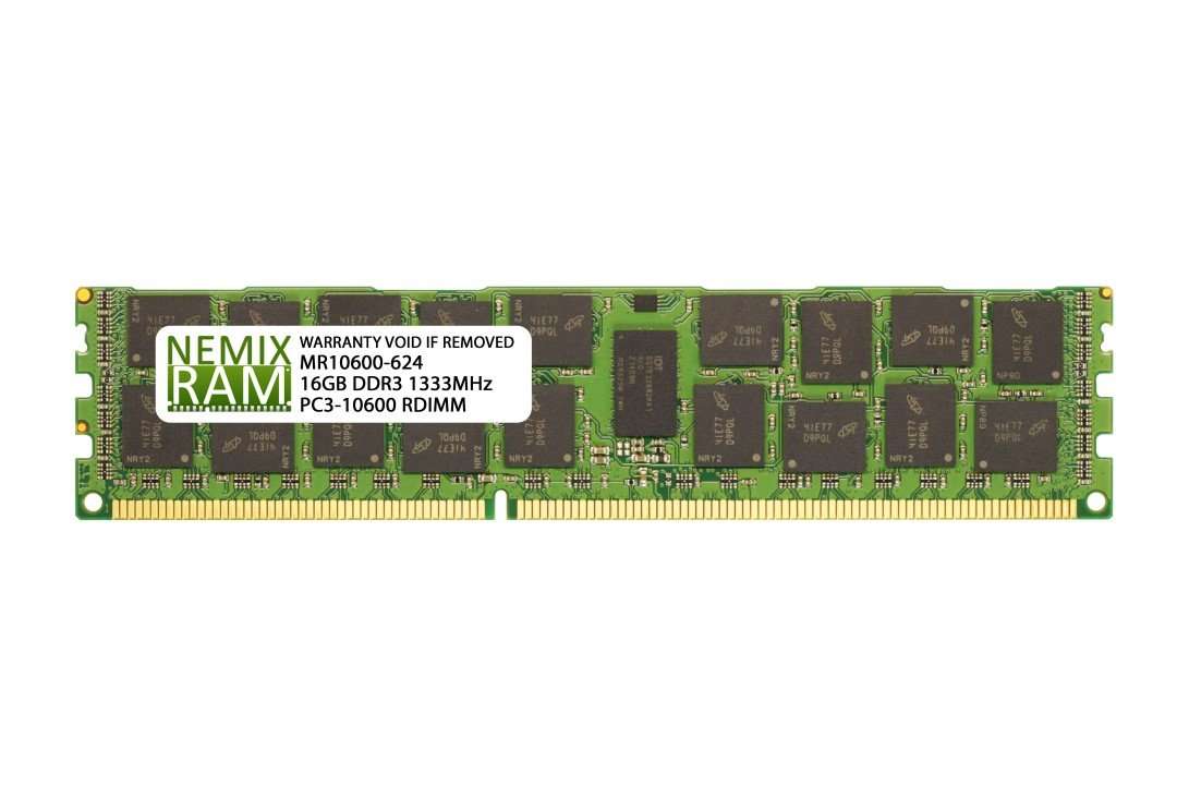NEMIX RAM 16GB (1X16GB) DDR3 1333MHZ PC3-10600 2Rx4 1.5V 240-PIN ECC RDIMM Compatible with Supermicro MEM-DR316L-SL05-ER13 Registered Server Memory