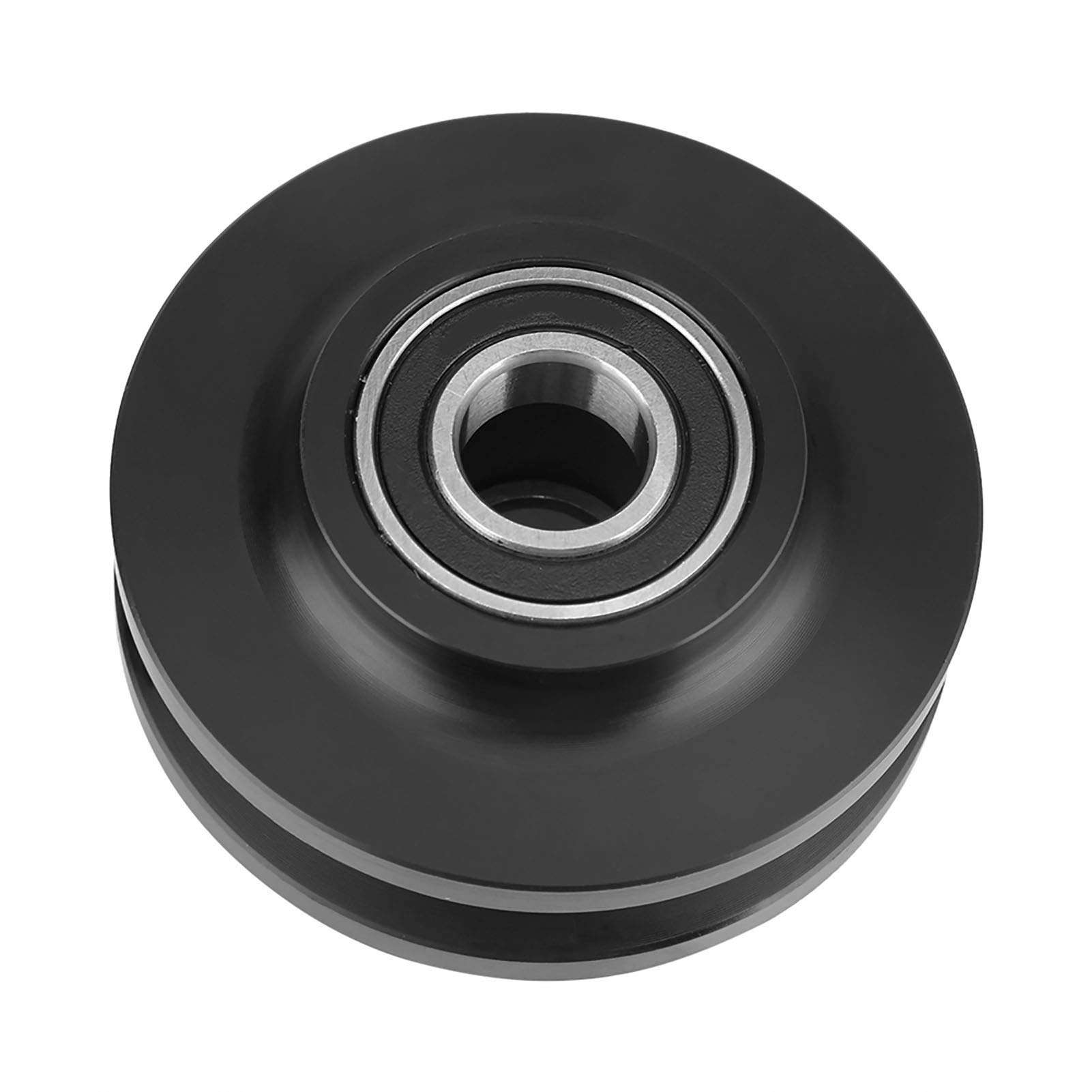 FTVOGUE 2PCS Sliding Barn Door Wheel U Type Bearing Pulley Roller U-Groove Roller Guide Pulley Rolling Bearing Roller Wheel for DIY Barn Door 4