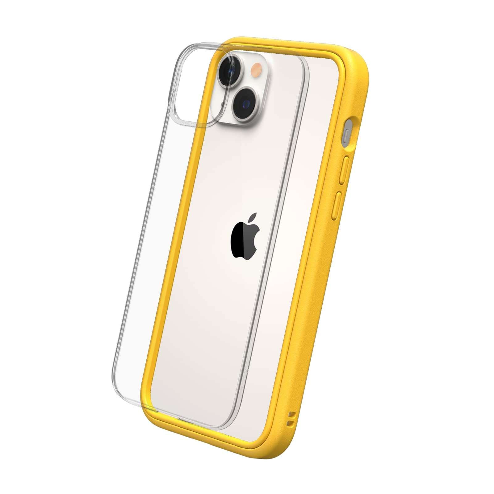 RhinoShield Modular Case Compatible with [iPhone 14 Plus] | Mod NX - Customizable Shock Absorbent Heavy Duty Protective Cover 3.5M / 11ft Drop Protection - Yellow 1