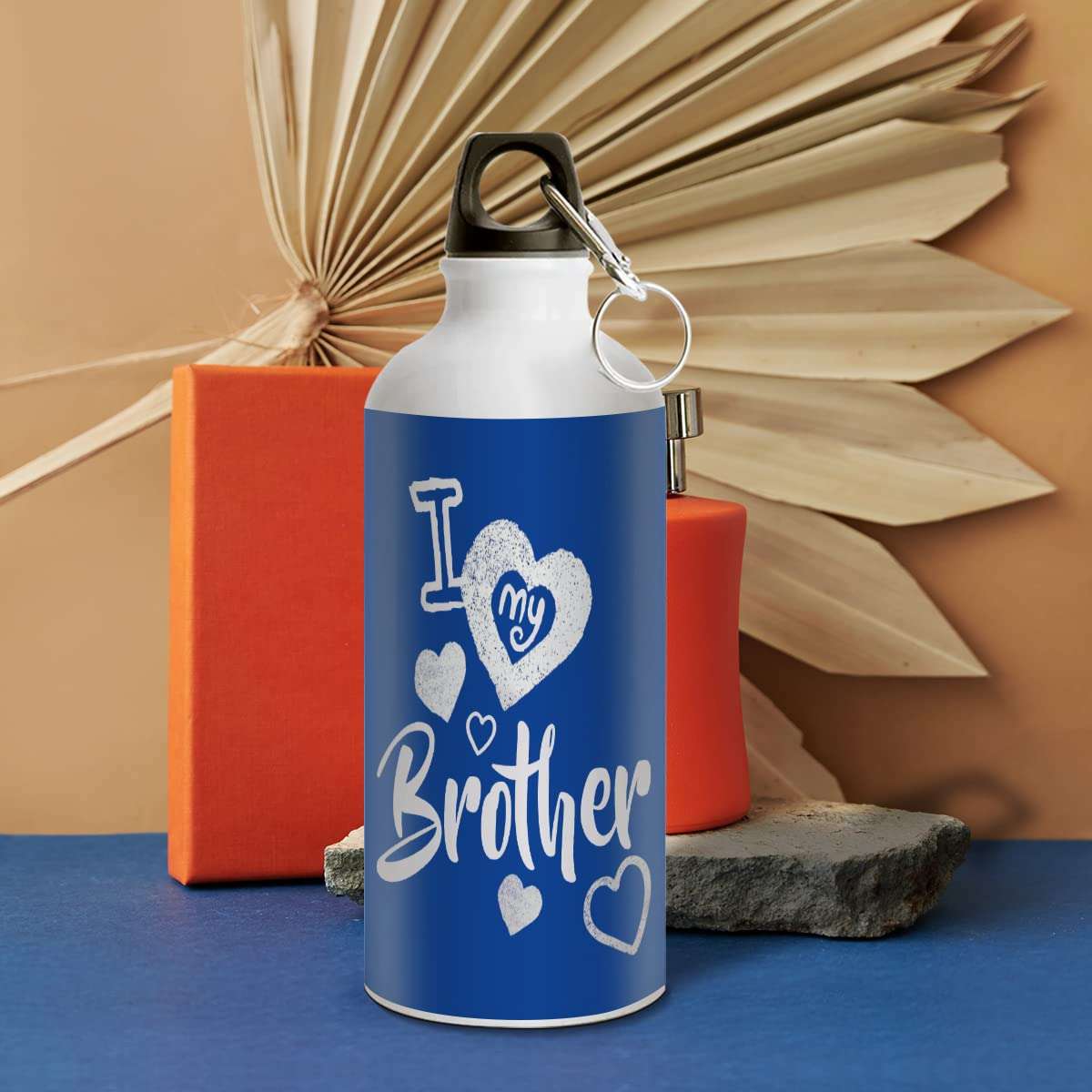 SKYTRENDS Rakshabandhan Gifts for Brother Rakhi Quote Sipper Bottle with Designer Rakhi - Birthday Gift For Brother, Raksha Bandhan Gifts, Best Rakhi Gifts for Brother ST042 2