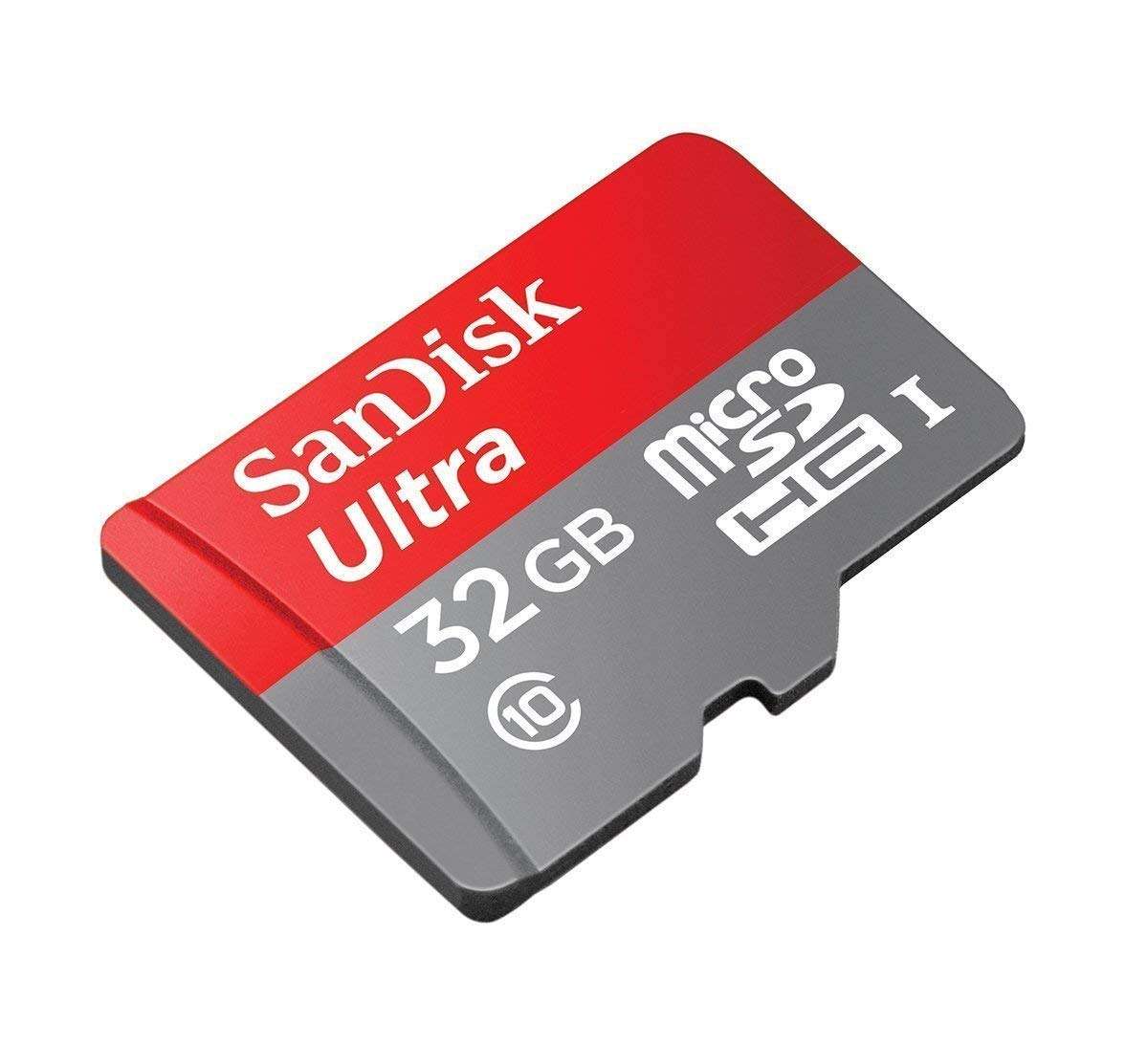 SanDisk 32GB Ultra Micro SDHC Memory Card Bundle for GoPro Hero (2018) Action Camera UHS-I Class 10 98mb/s with Everything but Stromboli (TM) Card Reader 3