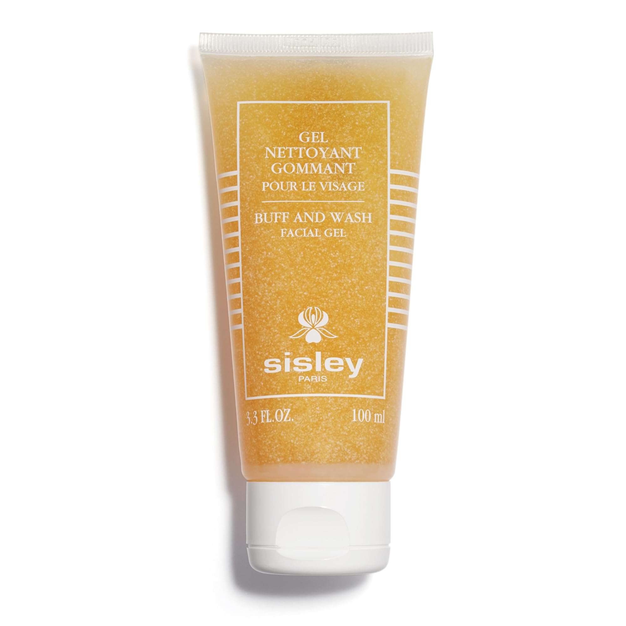 Sisley Paris Buff and Wash Facial Gel - 100 mL - Face Wash with Essential Oils & Exfoliating Micro Particles for Soft, Luminous Skin - Use 3-4x Per Week 1