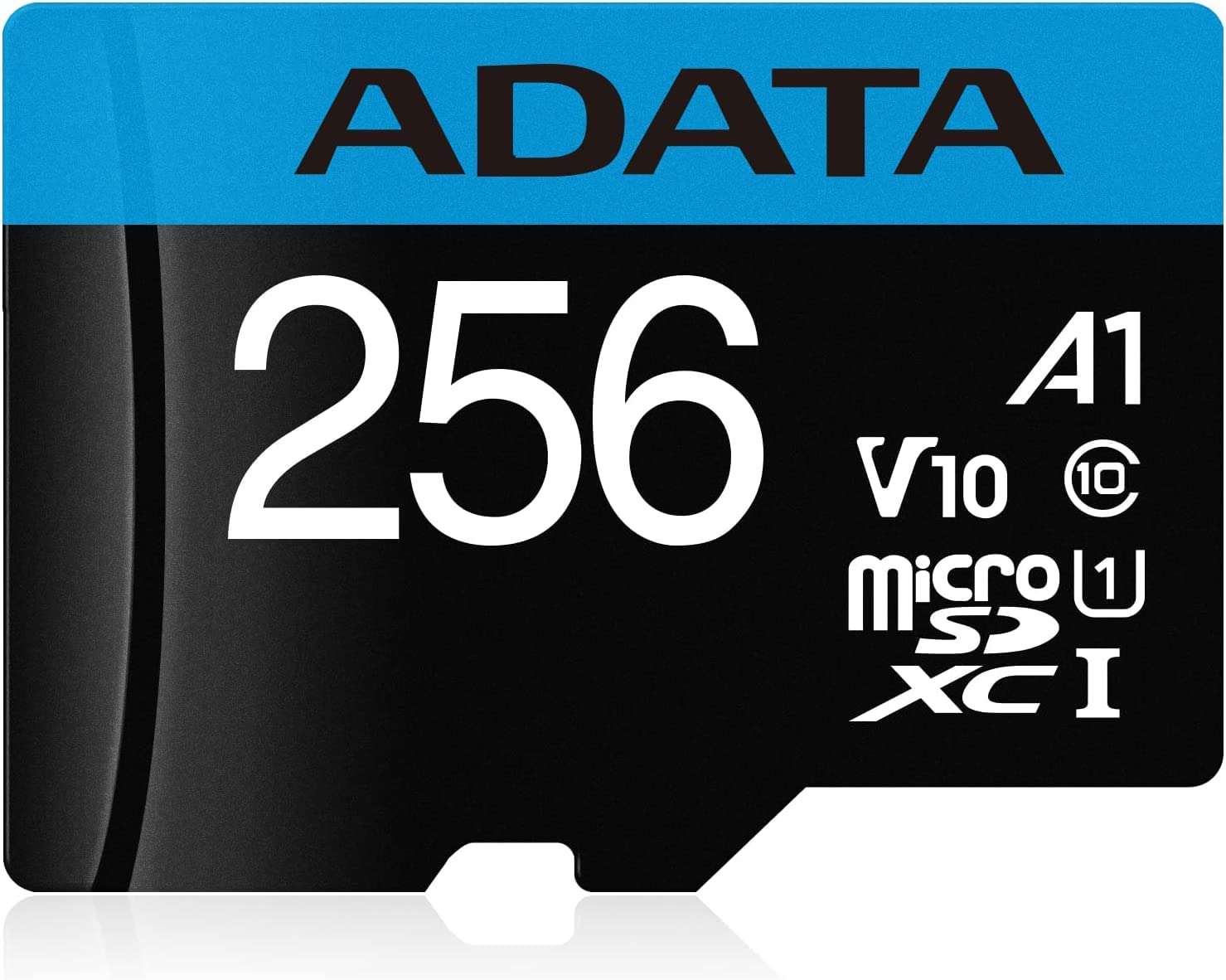 ADATA Premier 256GB MicroSDHC/SDXC UHS-I Class 10 V10 A1 Memory Card with Adapter Read up to 100 MB/s (AUSDX256GUICL10A1-RA1) 1