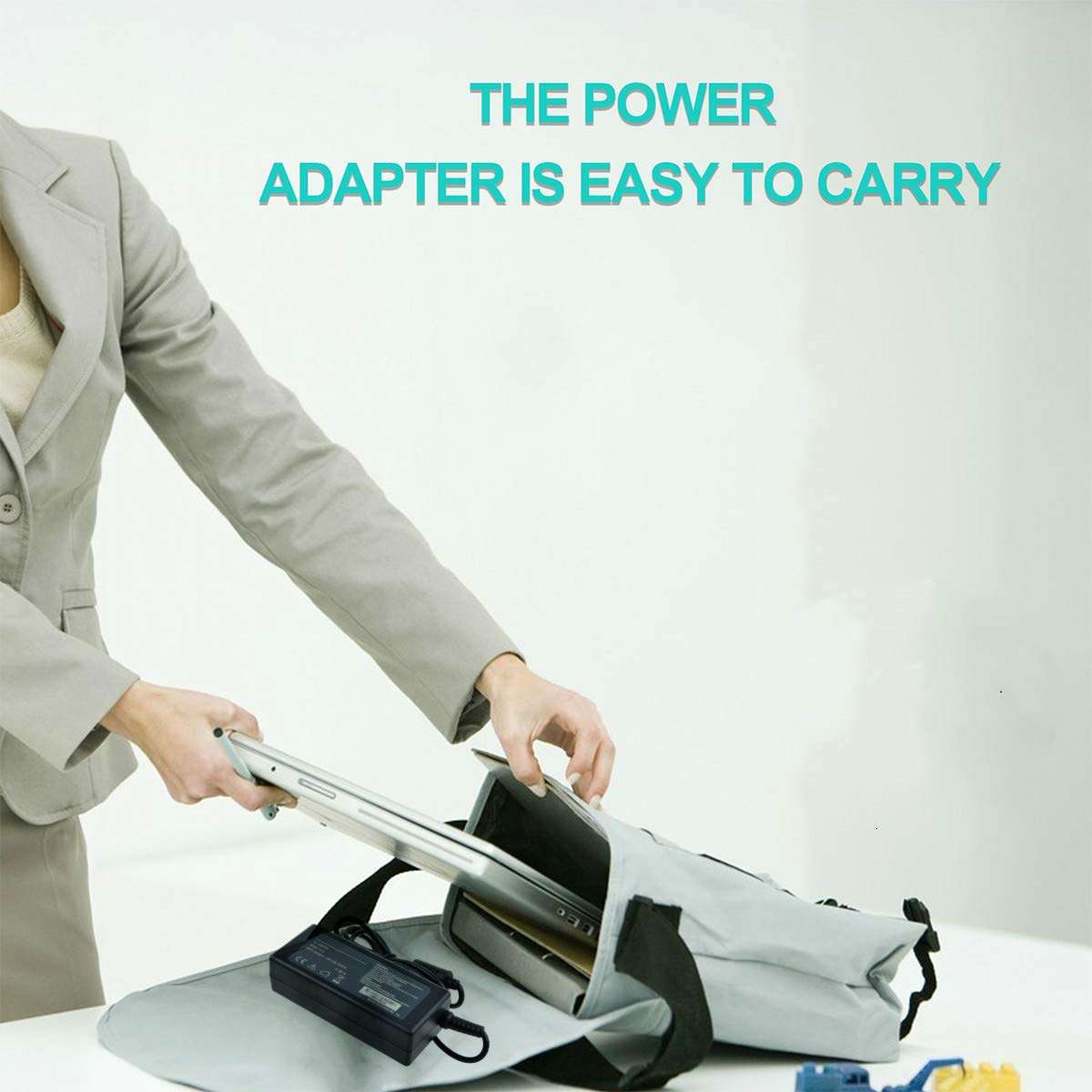 Uniq-bty AC Adapter for Dell XPS 18 All-in-One System, DELL XPS 18 1810 Portable All-in-One Desktop, P/N: 5NW44, 74VT4, 332-0971, PA-1650-02D3, 074VT4, LA65NS2-01. 4