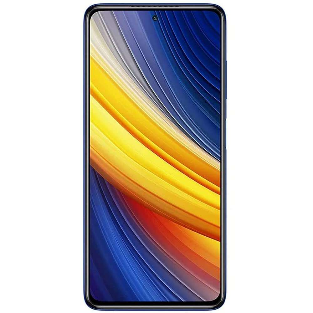 POCO, LLC Poco X3 Pro (128GB, 6GB) 6.67In 120Hz, Snapdragon 860, 48MP 4K Quad Camera, All Day Battery, Dual SIM GSM Factory Unlocked - US & Global 4G LTE Version (Blue), M2102J20SG, Frost Blue 2