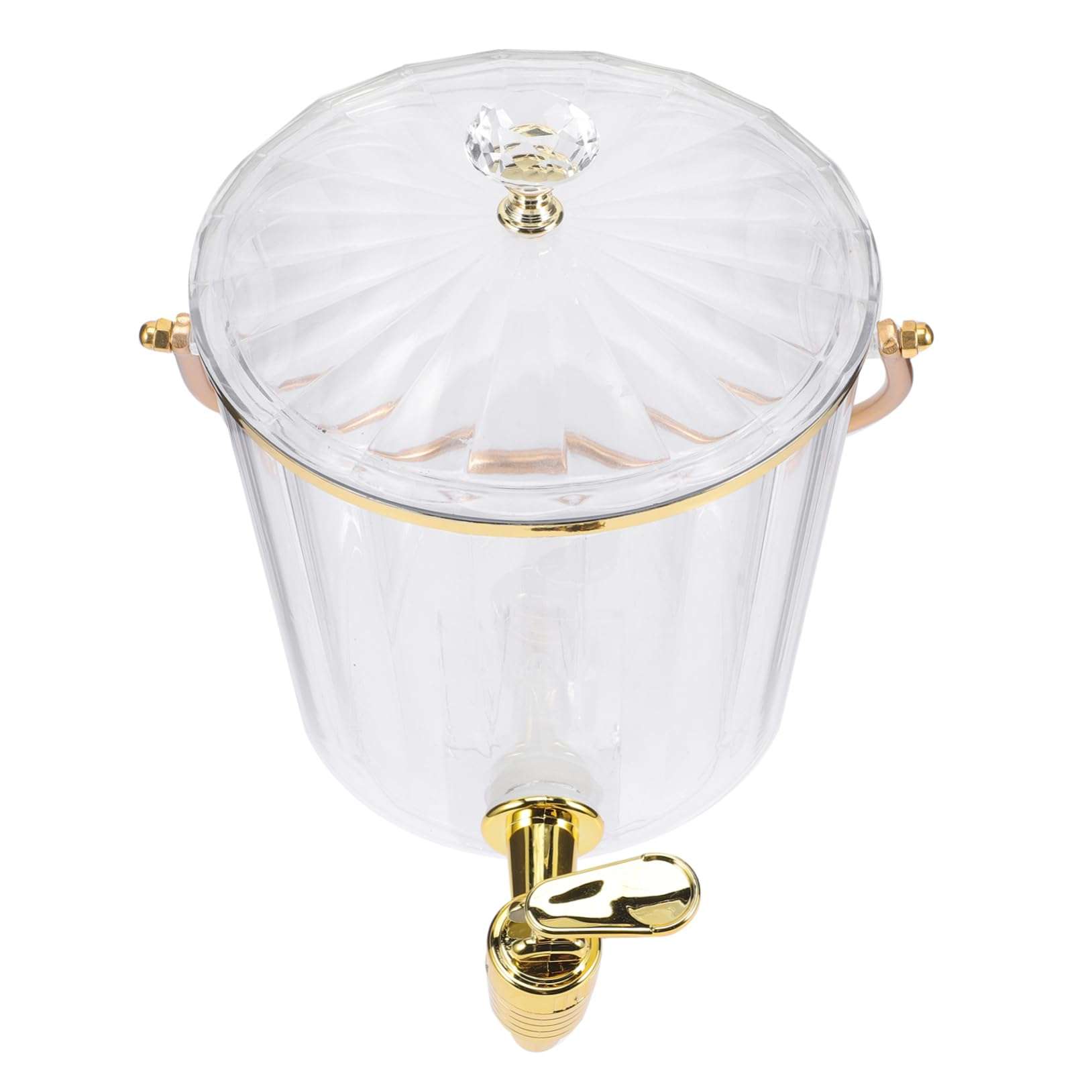 Drinks Dispenser with Lid and Spigot Elegant Juice and Water Container for Parties Events and Outdoor Gatherings for Iced Beverages and Refreshments 1