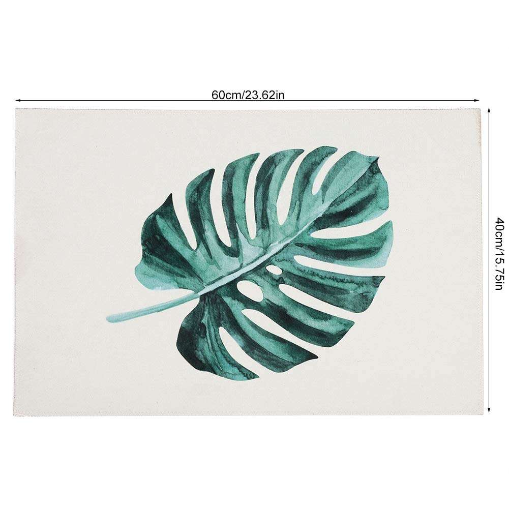 Non Slip Mat, Super Absorbent Washable Front Door Mat Bathroom Rug for Drying for Bathroom Bedroom, Kitchen 5