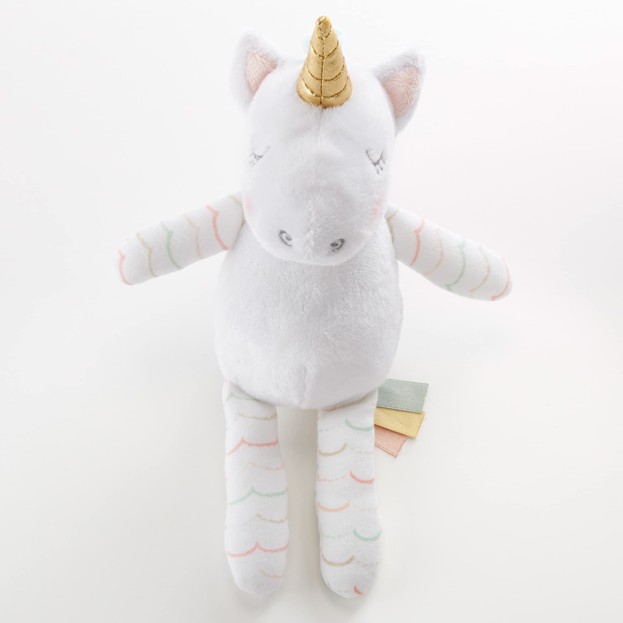 Baby Aspen Simply Enchanted Unicorn 5-Piece Welcome Home Gift Set, Light & Dark Pink/White/Aqua/Gold 5
