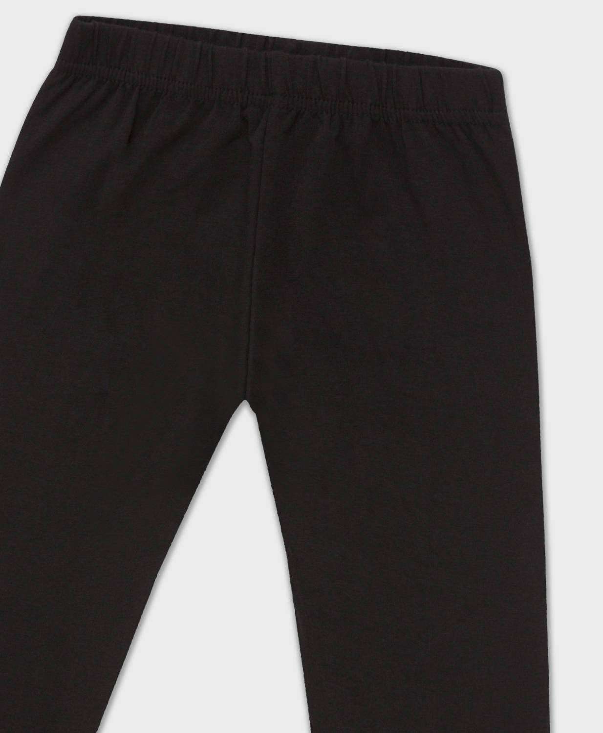 DJ&C by fbb Girls' Skinny Fit Tracksuit (Pack of 2)(1000664666002_Black_3-4 Yrs) 4