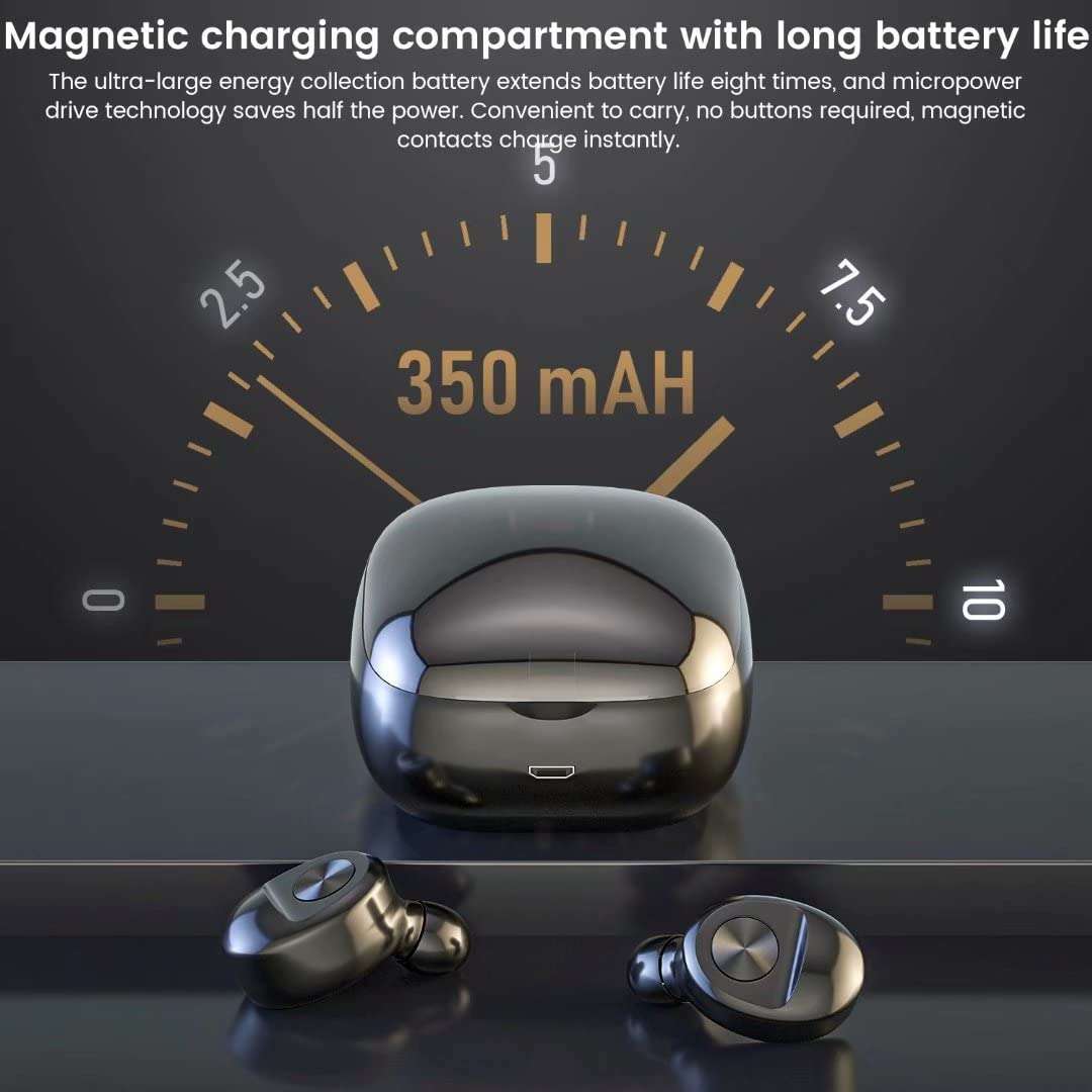 Earbuds Headphones, IPX5 Waterproof Headset, Hi-Fi Stereo in-Ear Earphones for Gym Work 5