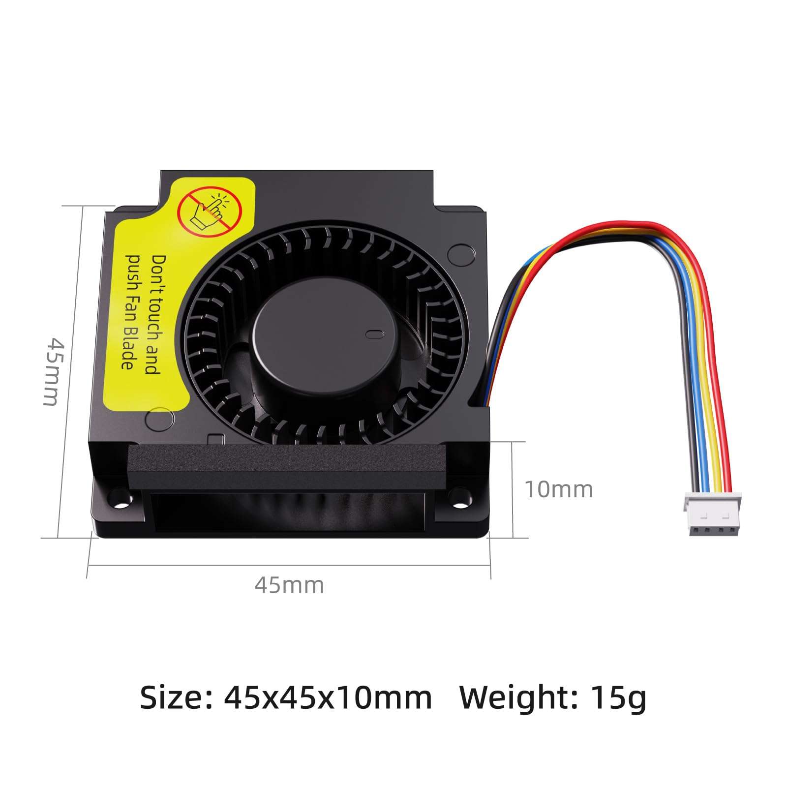 MeLE Cooling Fan for Mini PC Overlock3C Overclock4C,5V DC Brushless Fan, Computer Cool Accessories, CPU Cooler 45x45x10.5mm 4