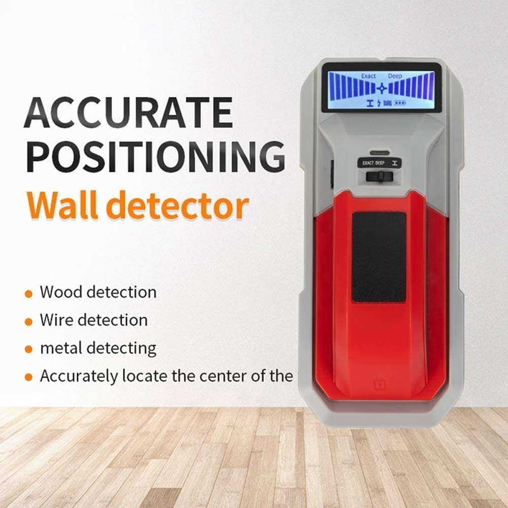 TSWEET Stud Finder Wall Scanner - 3 in 1 Stud Detector Detector Beam Finder Wall Detector Sensor Center Search, for Wood AC Wire Metal Stud Cable Joist Detection 3