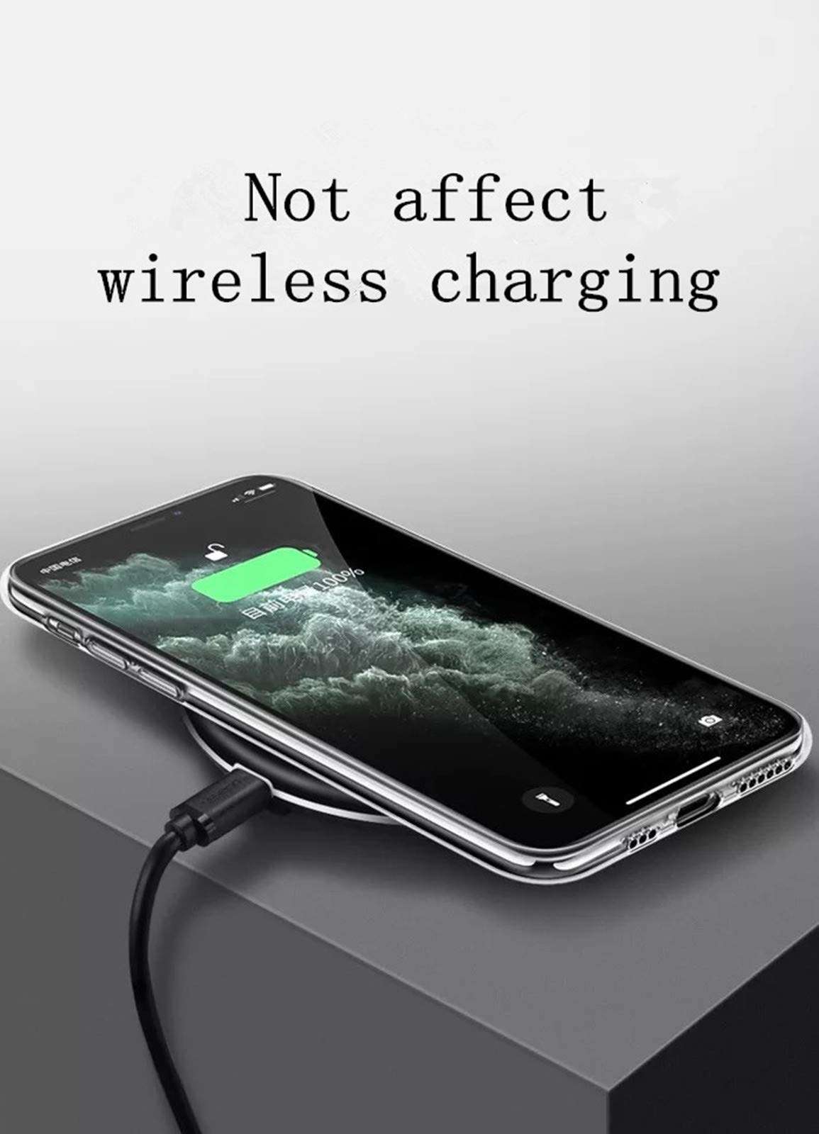 Coolran Compatible with iPhone 12 promax Case 6.7 inch，Shockproof/Drop Proof Protection Durable Phone Case，Soft TPU Bumper Case for iPhone 12 promax 6.7"- Transparent 5