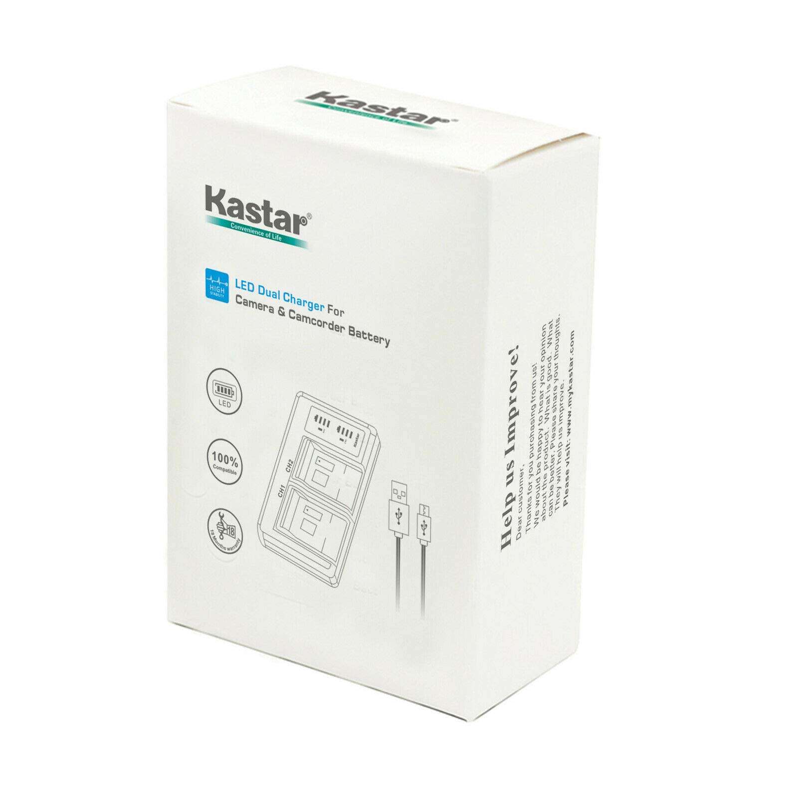 Kastar PSP 110 LTD2 USB Battery Charger Replacement for Sony PSP-S110 Battery, Sony PSP-2000, PSP-2001, PSP-2002, PSP-2003, PSP-2004, PSP-2005, PSP-2006, PSP-2007, PSP-2008, PSP-2009 5