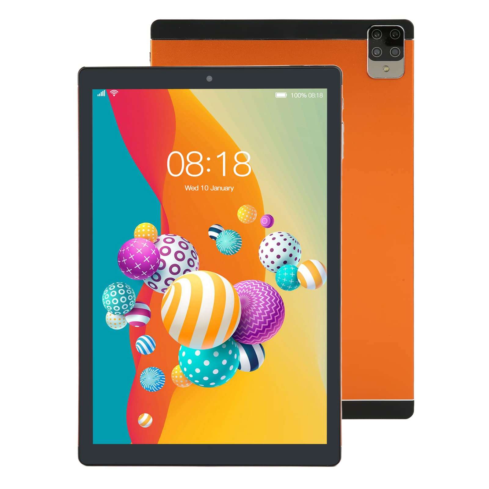 10.1in Tablet for 12, 6GB RAM 128GB ROM 1960x1080 IPS Display, Dual Sim 10 Cores Tab, 5G WiFi Calling Tablet PC, 8800mAh Battery Life, 2MP 5MP Dual Cam 1