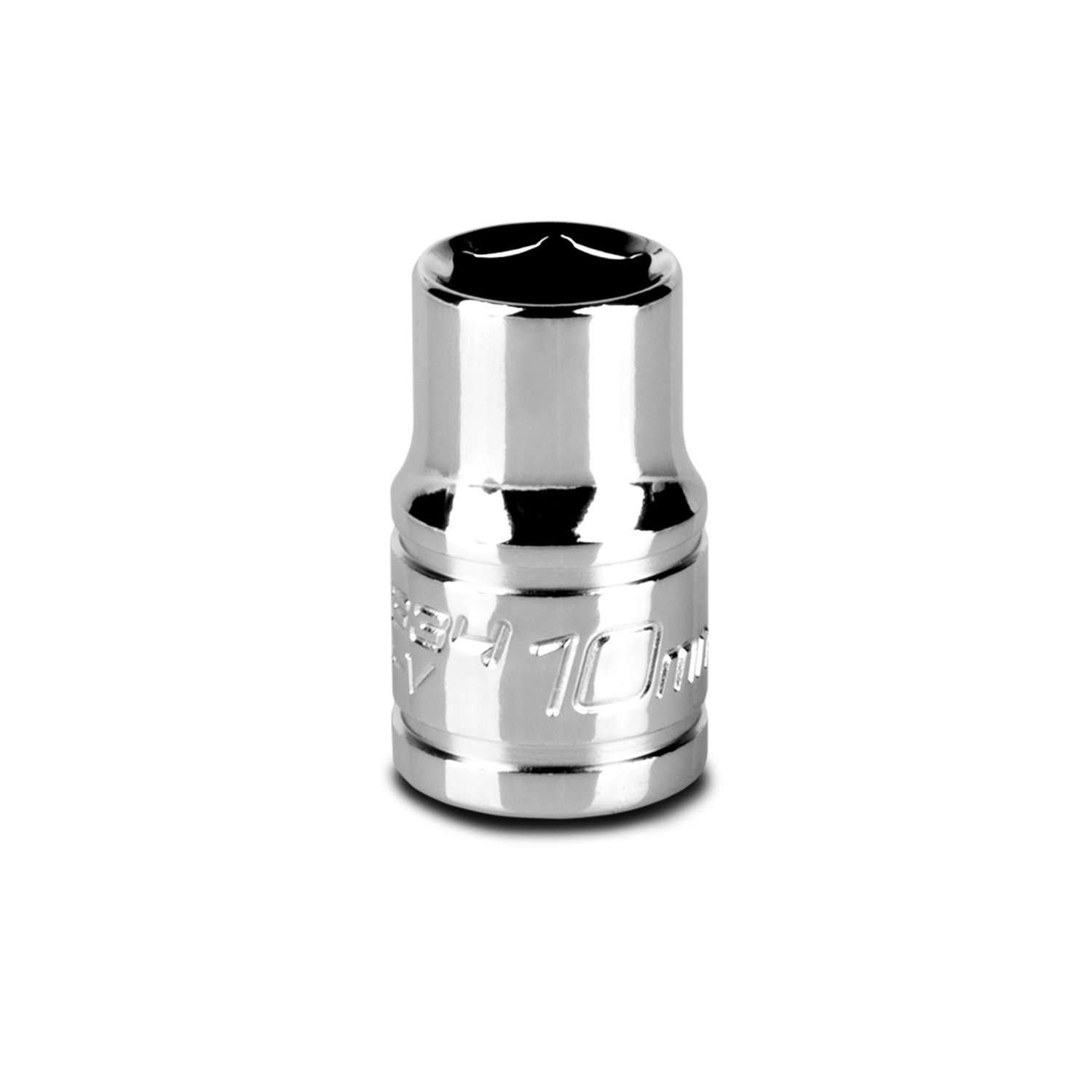 Capri Tools 10 mm Shallow Socket, 3/8-Inch Drive, 6-Point, Metric 1