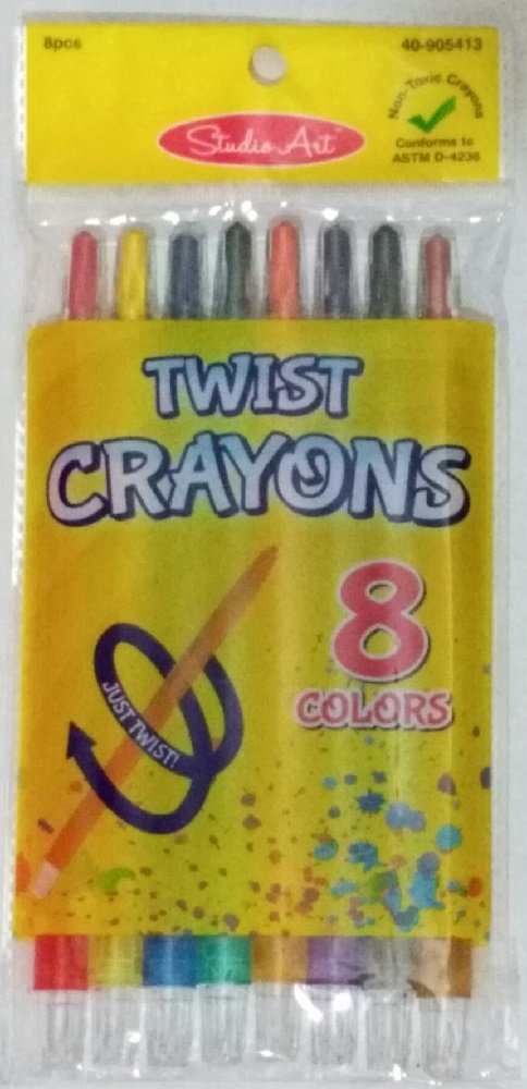 Teacher's Choice Twist Crayons 8-Pack
