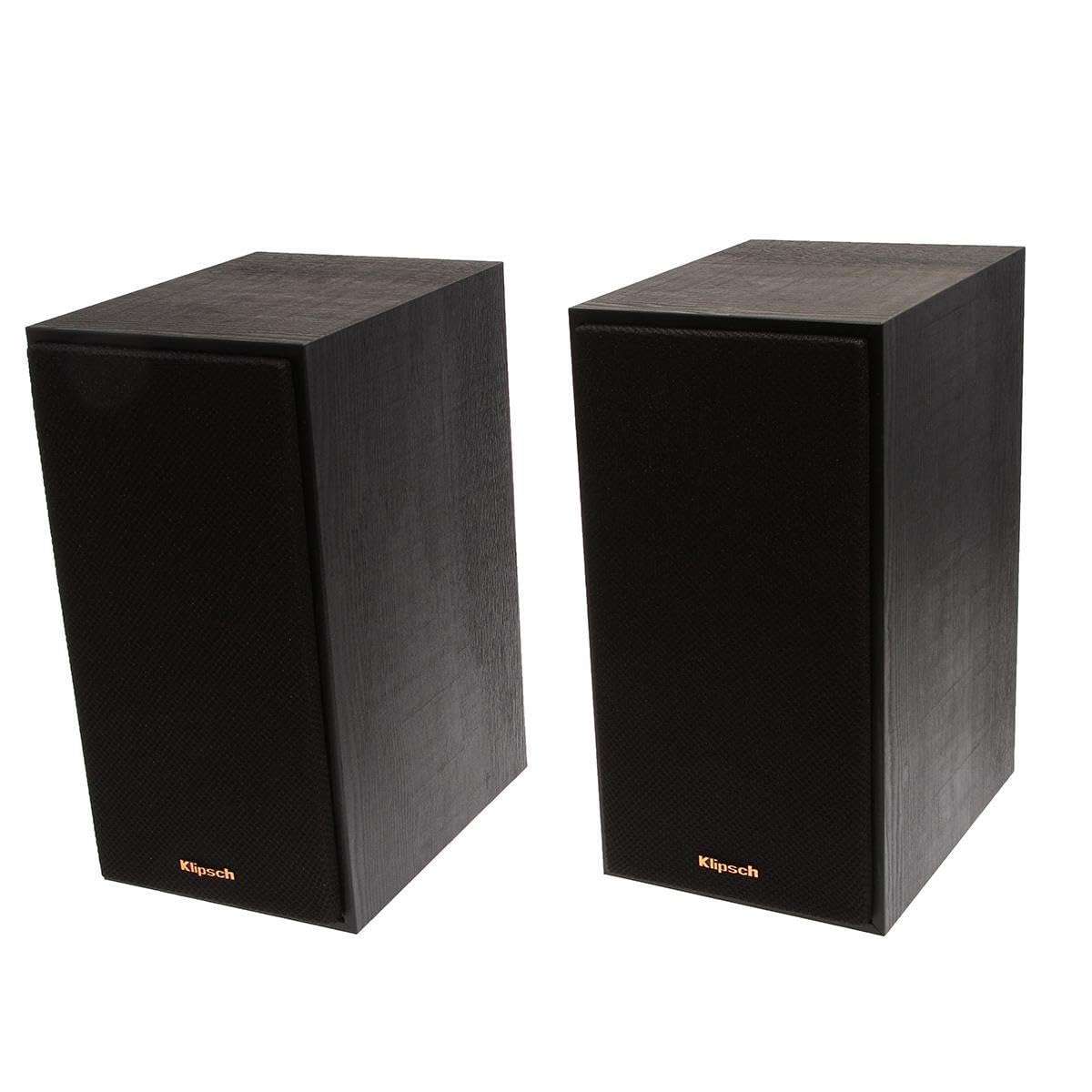 Klipsch Reference 5.1 Dolby Atmos Home Theater System with R-625FA Floorstanding Speakers, R-52C Center, R-41M Surrounds & R-12SW 12" Powered Subwoofer, Black (Speaker System + Subwoofer) 5