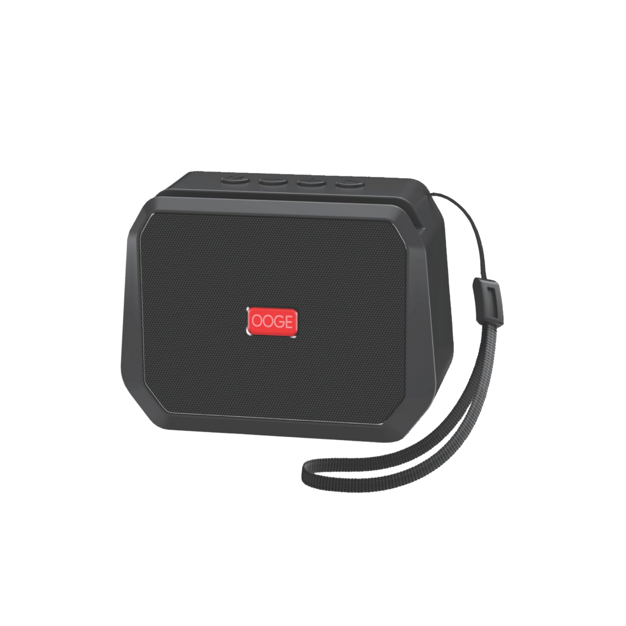 OOGE Vibebox 2000 Bluetooth Speaker | 5W Wireless Speaker with HiFi Sound | Heavy Bass | USB & Type-C Charging | Micro SD Card Slot | Bluetooth 5.3 | 10M Range | 800mAh Battery | Black 1