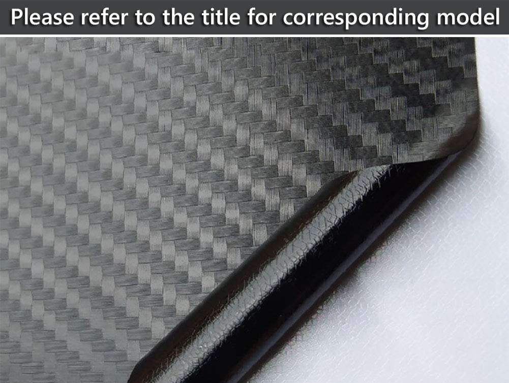 Puccy 2 Pack Back Protector Film, compatible with Wortmann Terra Mobile 1516A 15.6" Laptop Black Carbon Fiber Guard Cover Skin （ Not Tempered Glass Front Screen Protectors ） 3