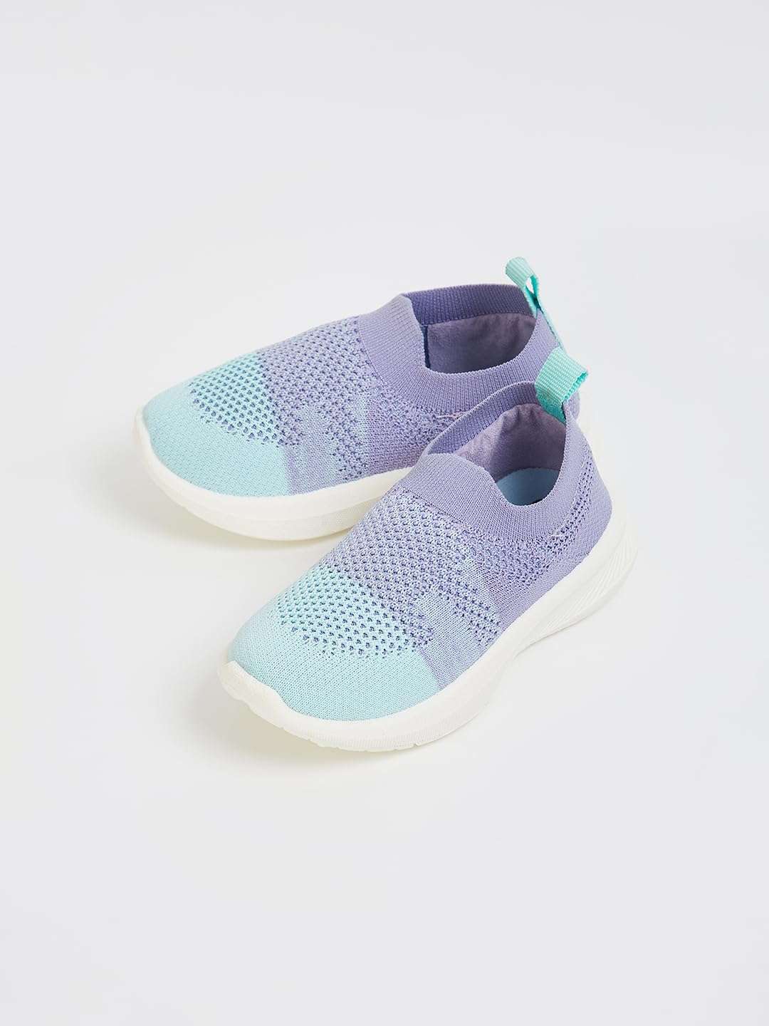 max Girls Colourblock Knit Sports Shoes (FW23KGSP2331BLUE)_28 3