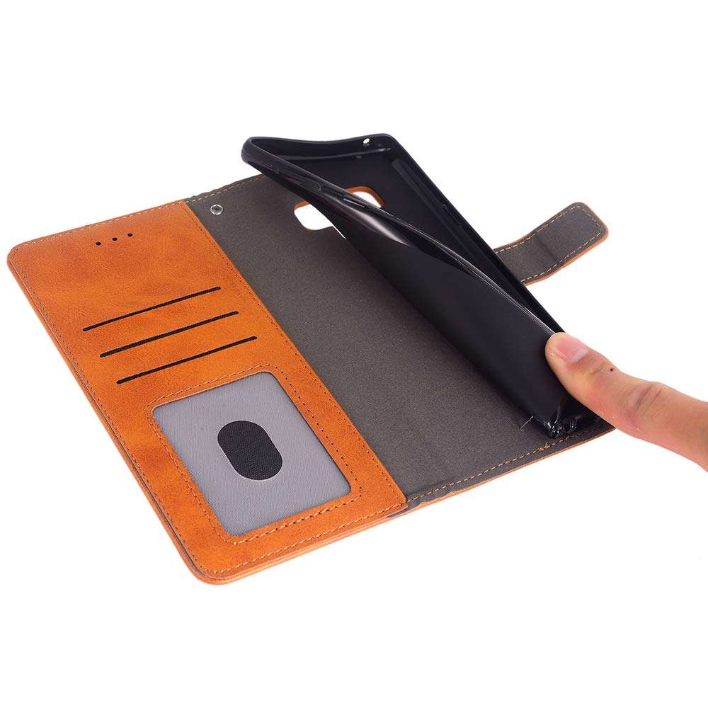 Phone Case for OnePlus 8 Pro One Plus 8Pro 5G Folio Flip Wallet PU Leather Credit Card Holder Slots Heavy Duty Full Body Protection Kickstand Phone Cover for On 1Plus 1 + Plus8 1+ Cases Brown 5