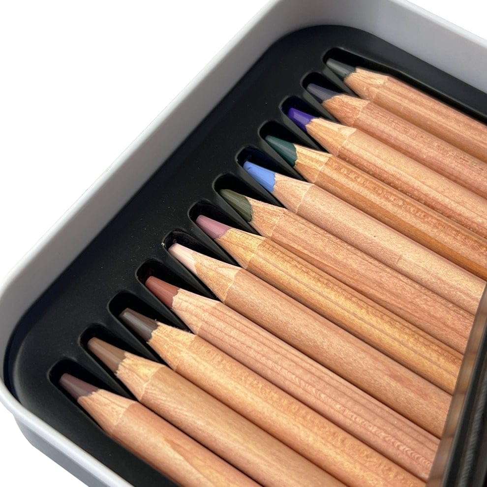 RUJVE Skin Tone Colored Pencils for Portraits and Skintone Artists, 24 Colors Oil Colour Pencils for Drawing, Sketching, Adult Coloring, Shading, Coloring, Layering & Blending (Nyoni-B) 5