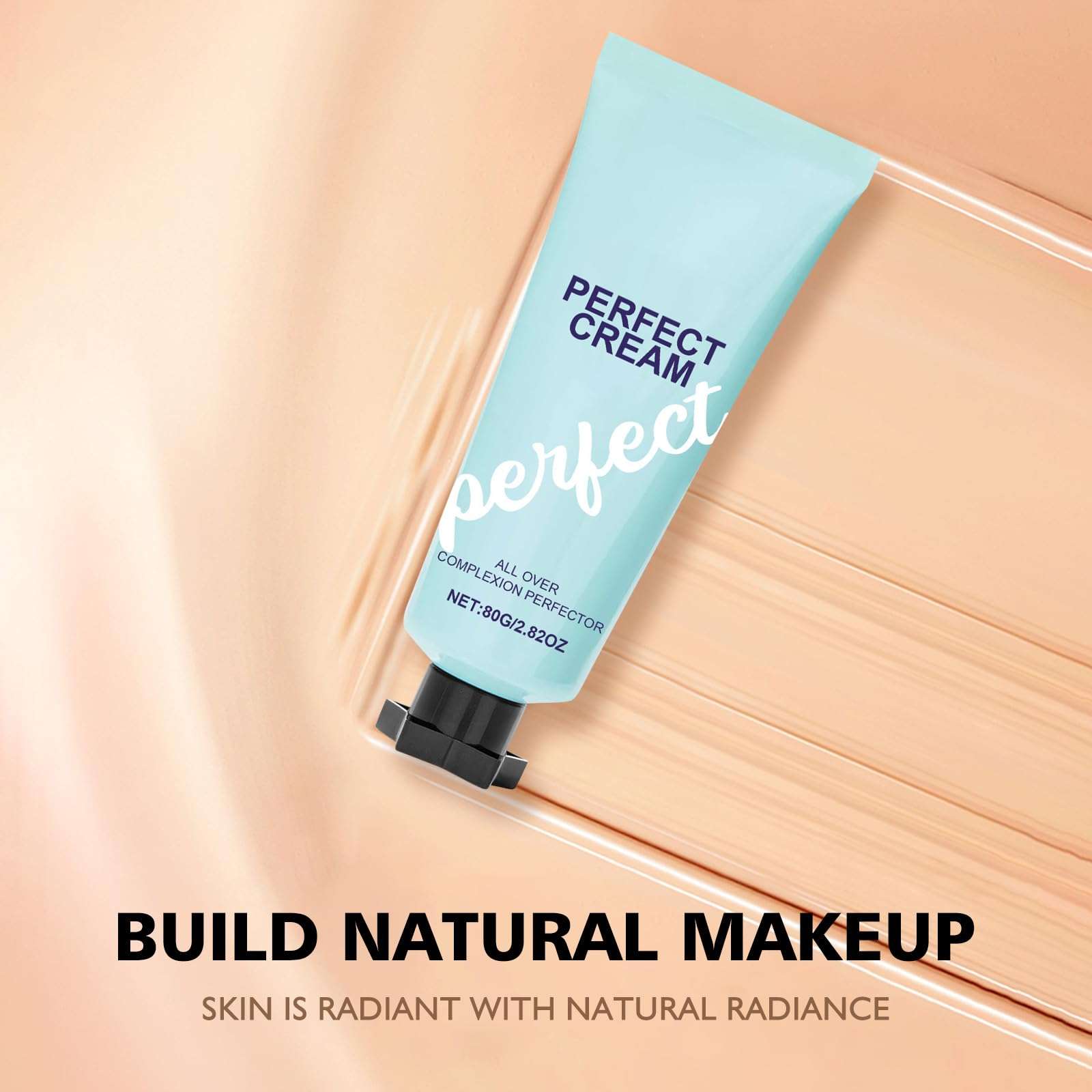 Supreme Creme All-Over Complexion Perfector - Long Lasting Supreme Cream Body Perfector - Waterproof Transfer-Resistant Skin Tint CC Cream Foundation (Natural Color, 2.82 Ounce (Pack of 1)) 6