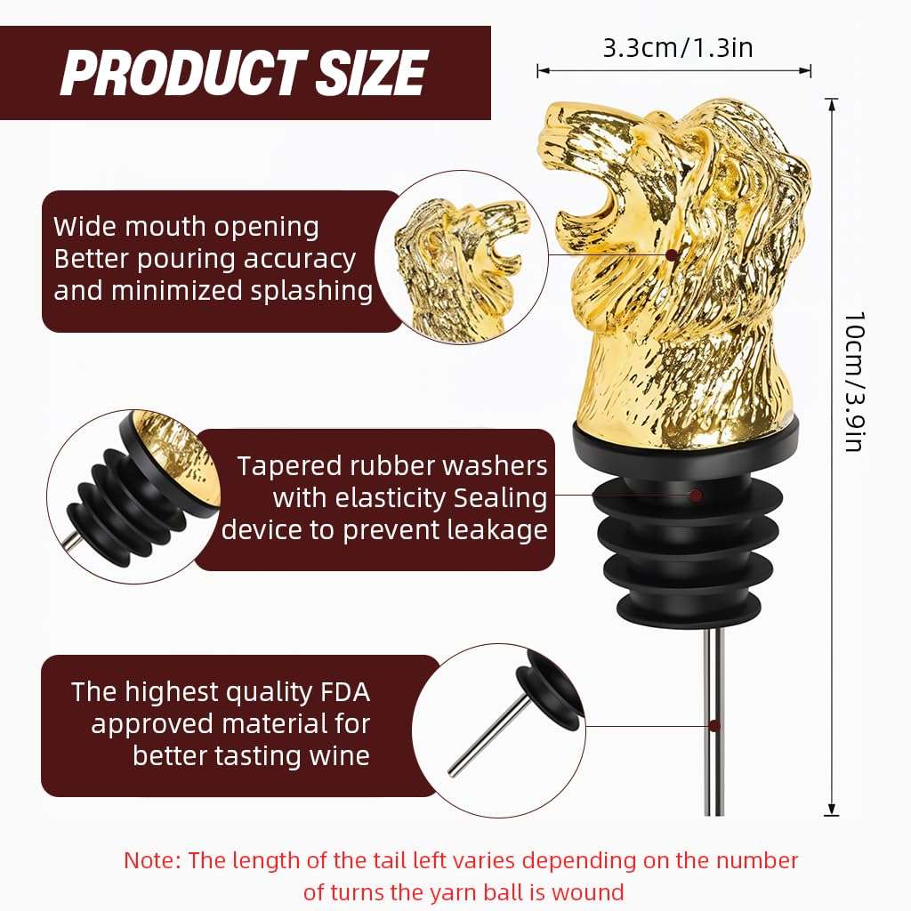 HASTHIP® Wine Pourer for Wine Bottles 3