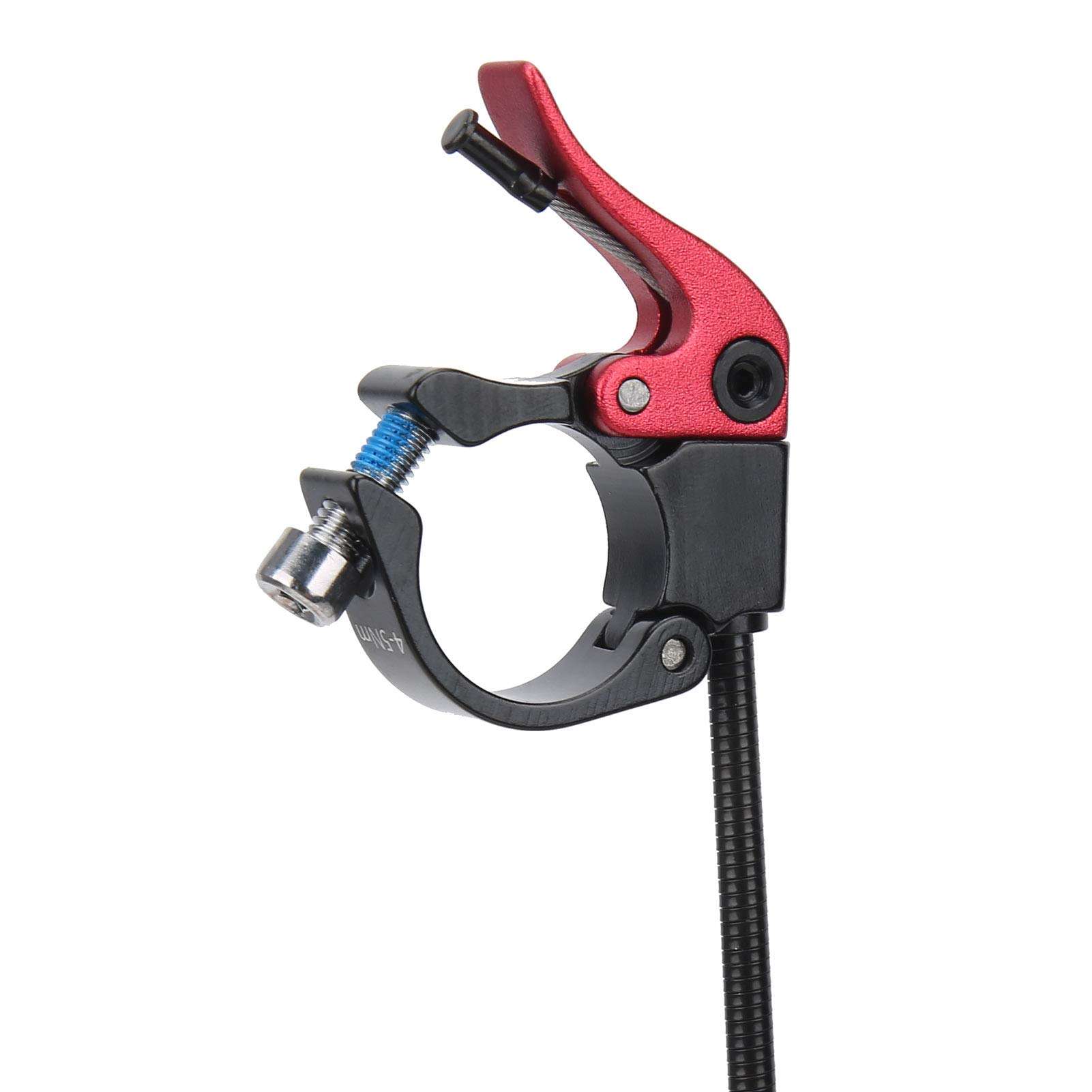 VGEBY Cycling Seatpost, 27.2mm/31.6mm Adjustable Aluminum Alloy Seatpost Mountain Bike Wire Control Seatpost Seat Tube(27.2mm) and Spare Supplies Dropper Post 3