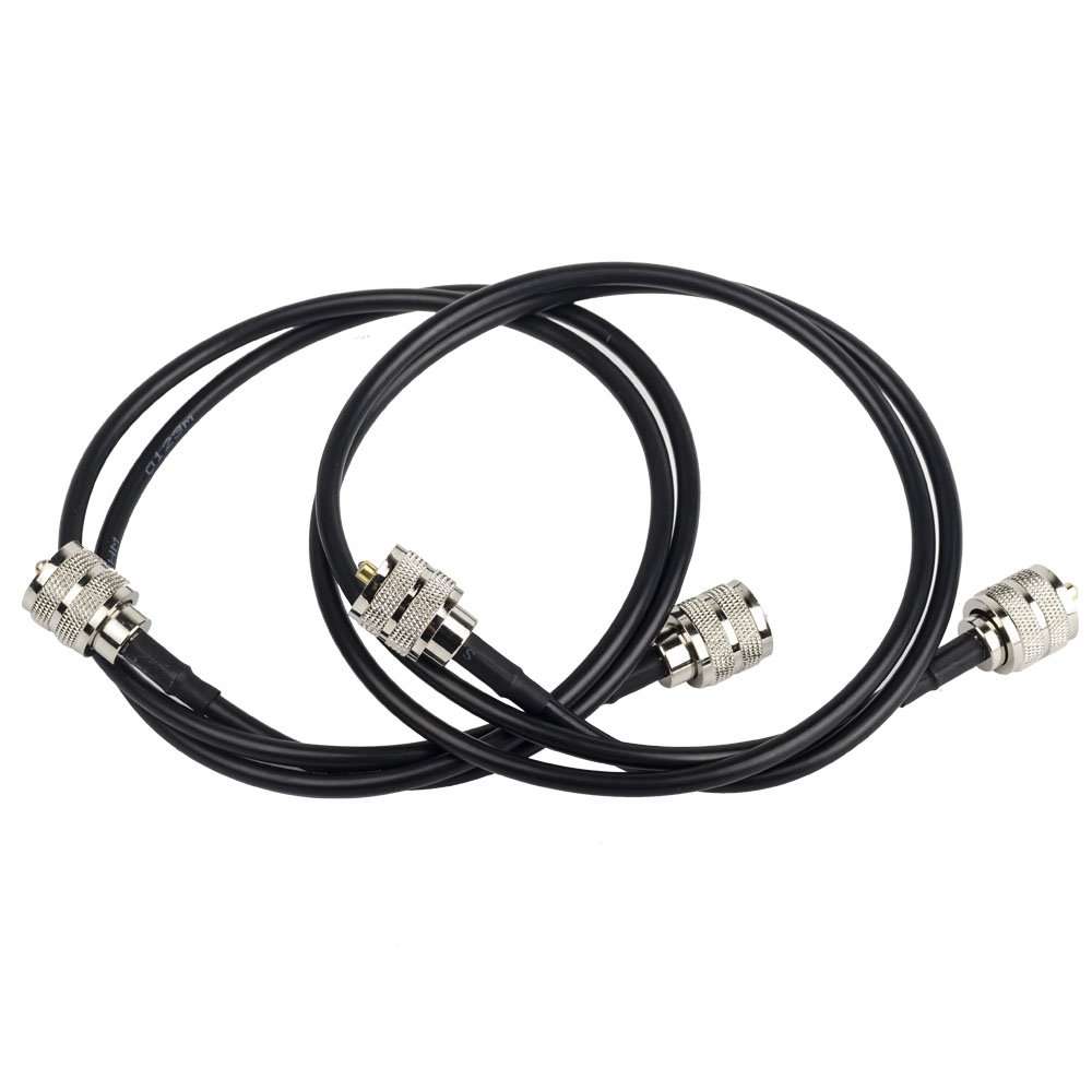 Eagles 2pcs Rg58 Coax UHF (Pl259) Male to Male Antenna Cable, Coaxial Cable pl-259,Coax Jumper Cable,3ft/36inch/1m RF Coaxial Cable Adapter Assembly 1