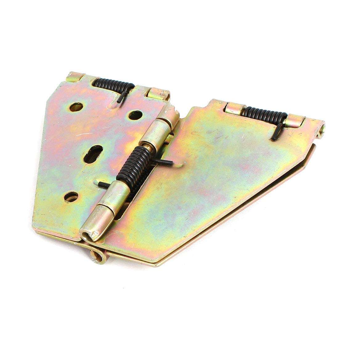 Aexit Desk Table Door Hardware & Locks Zinc Alloy 180 Degree Spring Loaded Foldable Folding Hinges Butt Hinge 2