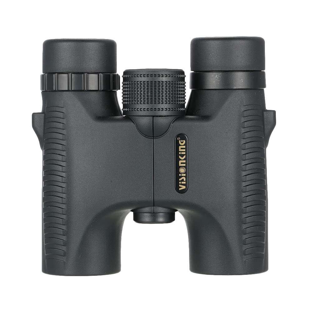 MengK Visionking HD 10X26 Waterproof Compact Binocular BaK4 Roof Prism Wide Angle Powerful Zoom Binoculars Outdoor Portable Lightweight Birdwatching Hunting Telescope