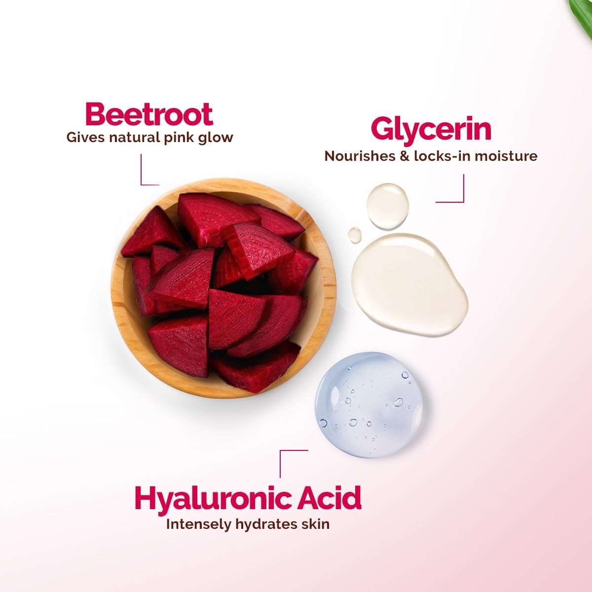 Mamaearth Beetroot Hydraful Facial Kit with Beetroot & Hyaluronic Acid - 2*10 ml + 4*10 g Hydrated Pink Glow in 30 Minutes | Spa-like Facial - Anytime, Anywhere | Instantly Brightens Skin | Made Safe 4