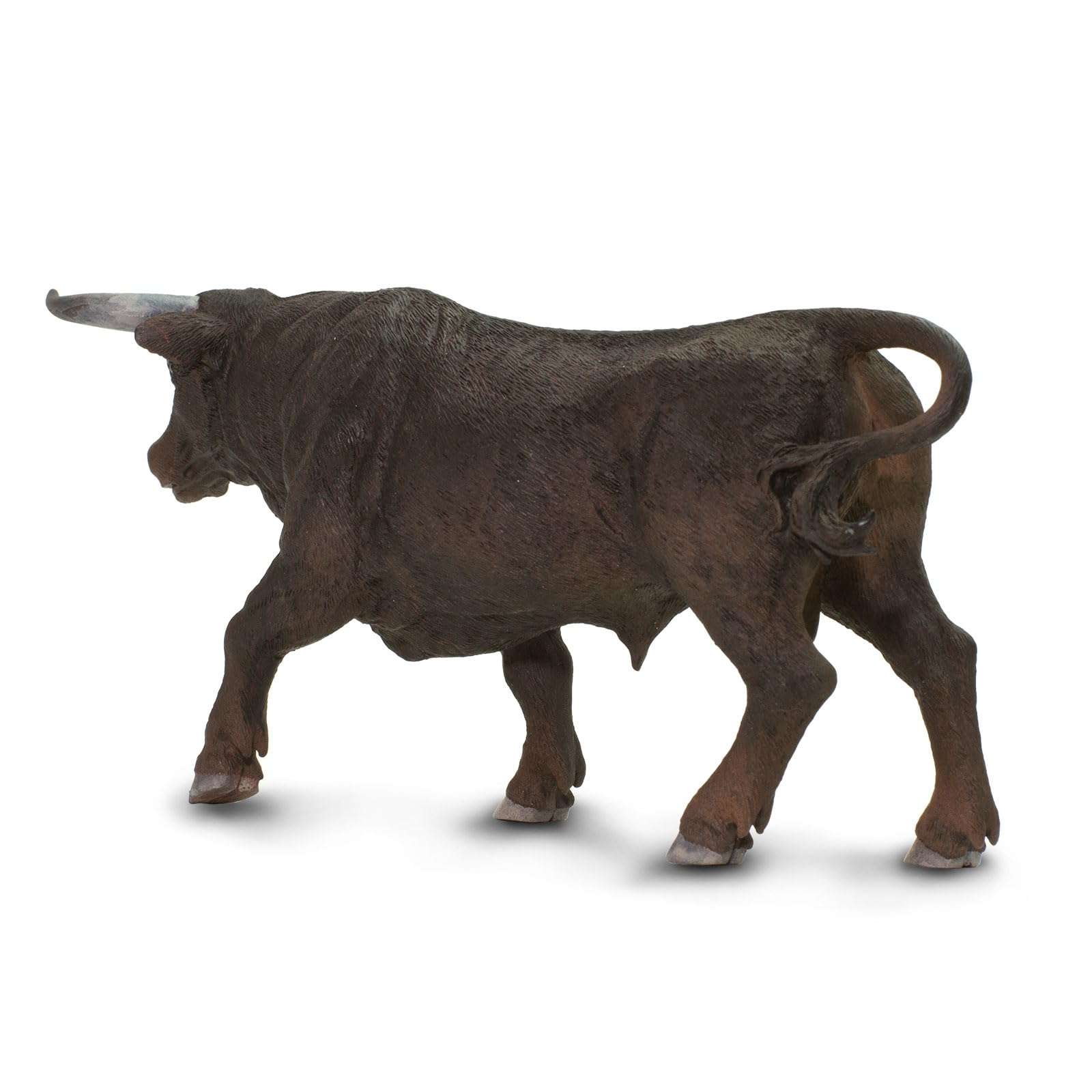 Safari Ltd. Black Bull Figurine - Detailed 6" Plastic Model Figure - Fun Educational Play Toy for Boys, Girls & Kids Ages 3+ 2