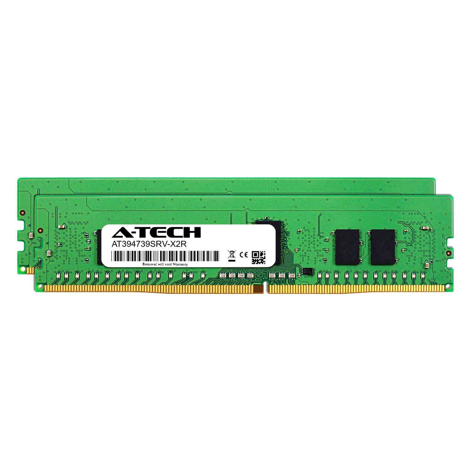 A-Tech 16GB Kit (2 x 8GB) for ASUS ESC4000 G4 - DDR4 PC4-21300 2666Mhz ECC Registered RDIMM 1rx8 - Server Memory Ram (AT394739SRV-X2R1) 1