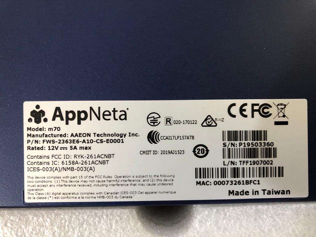 AppNeta Monitoring Point M70 5